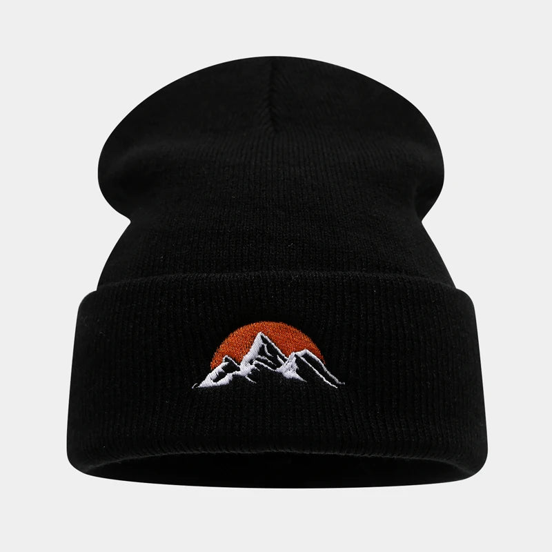 Casual Beanies for Men Women Fashion Embroidered Street Knitted Hat Winter Keep Warm Skullies Hats Bonnet