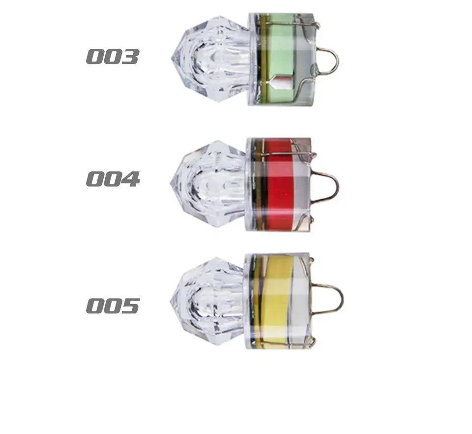 Deep Drop Light Diamond Fishing Light Underwater Activated LED Glow Fishing Lure Attracting Fishing Flash Light Tuna Swordfish