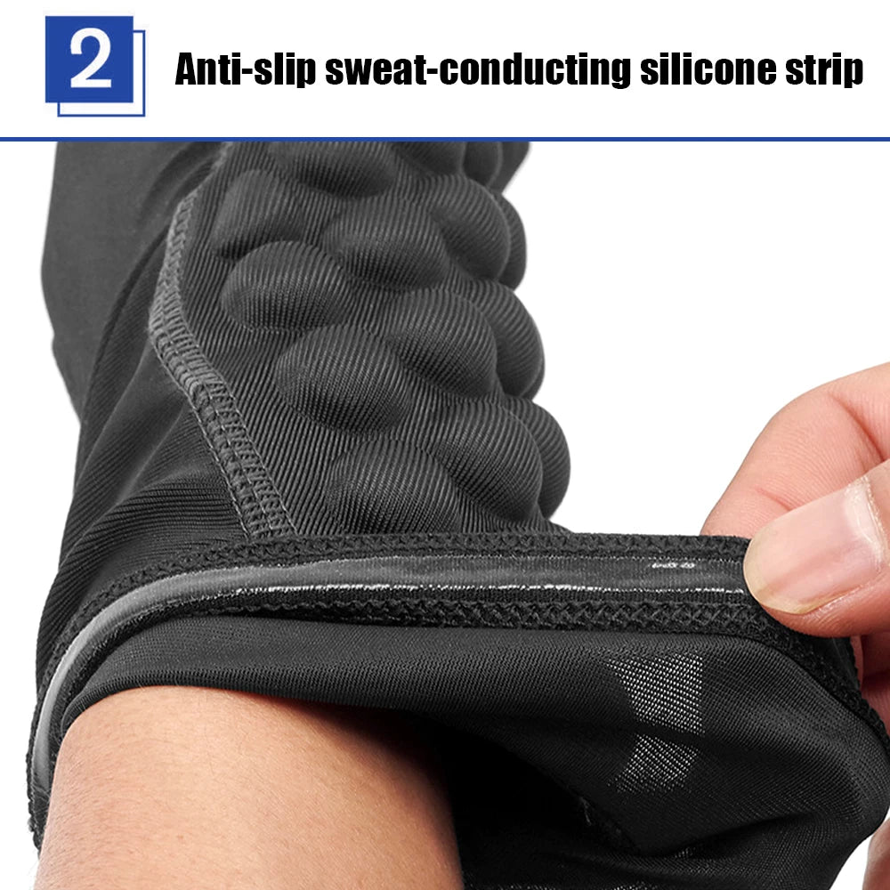 Sports Children Elbow Support - Compression Arm Protective Elbow Guards for Football Basketball Baseball Bowling Tennis Hockey