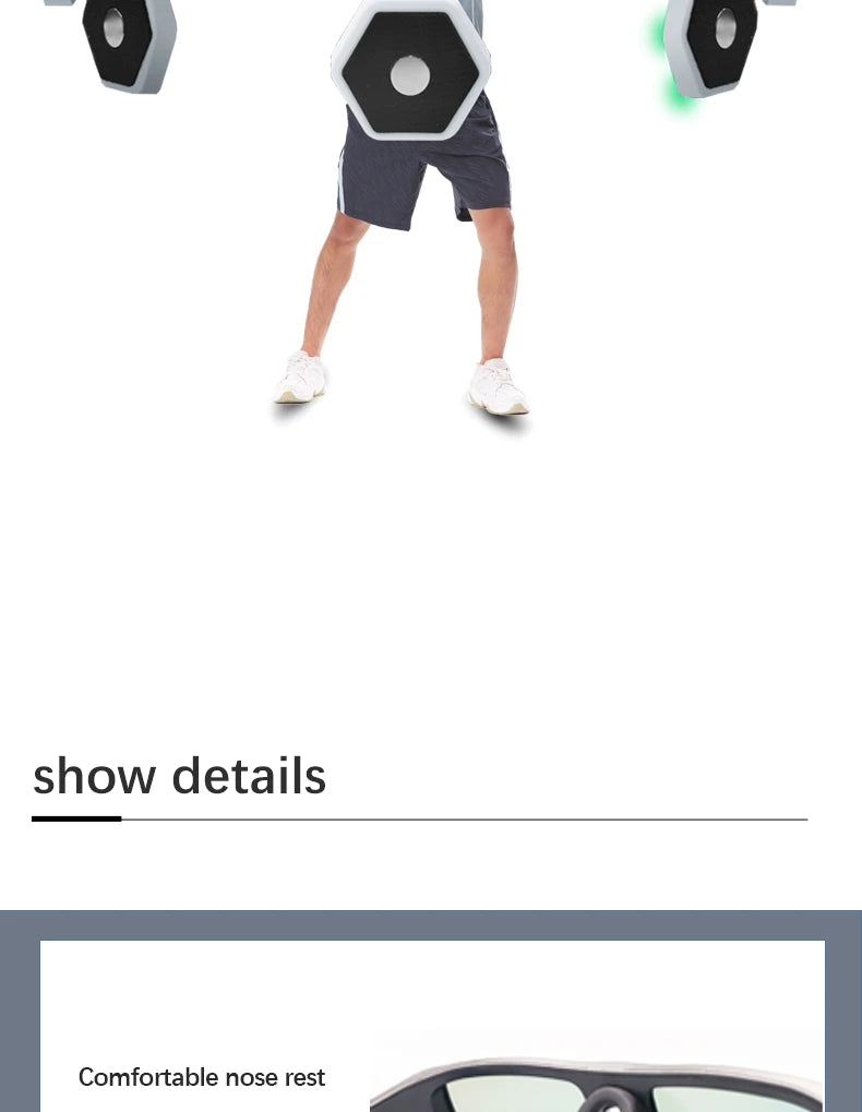 Training sports glasses can be used in basketball, football, badminton and other scenarios to exercise reaction ability