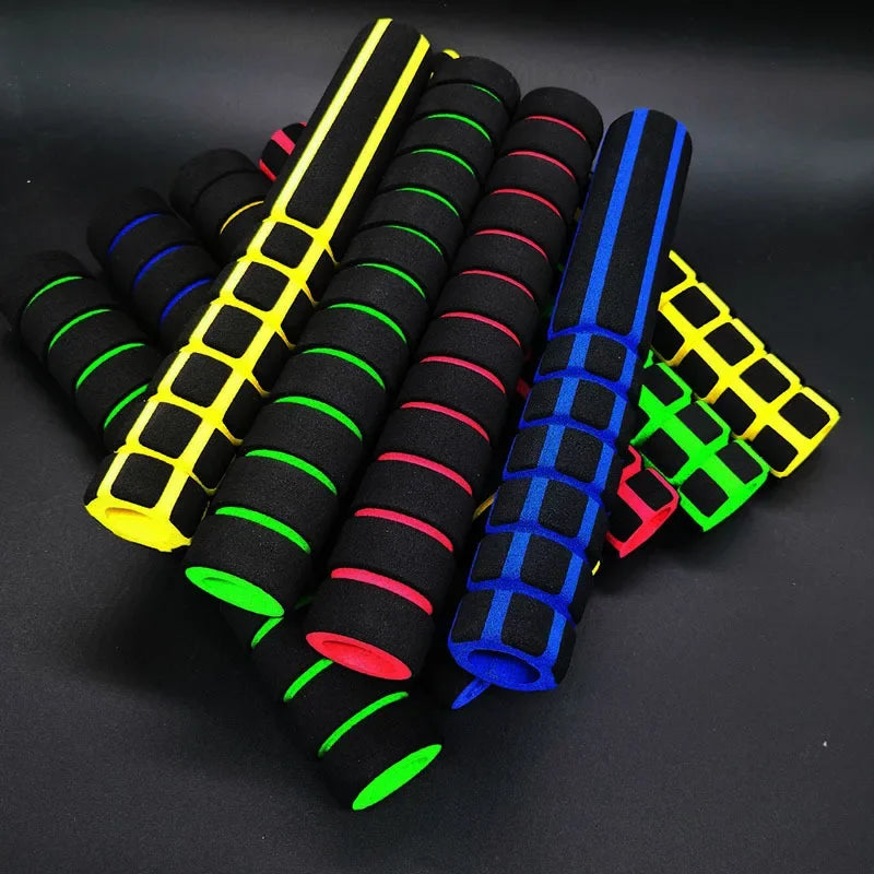 1Pairs 22cm Long Bycicle Grips Motorcycle Handlebar Non-slip Soft Foam Grips Bike Parts Handle Bar Cover Bycicle Accesories