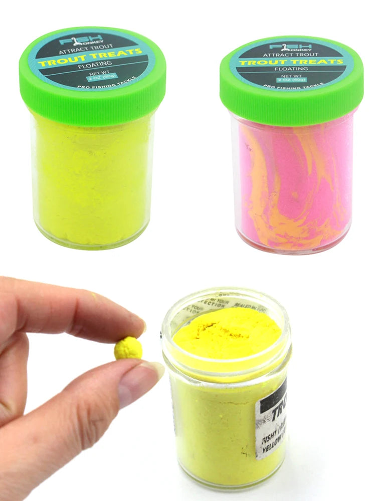 Trout Bait Dough Carp Fishing Baits Soft Fish Lures Material Colorful Floating Shapes Lure Fishing Dough Bait for Fishing