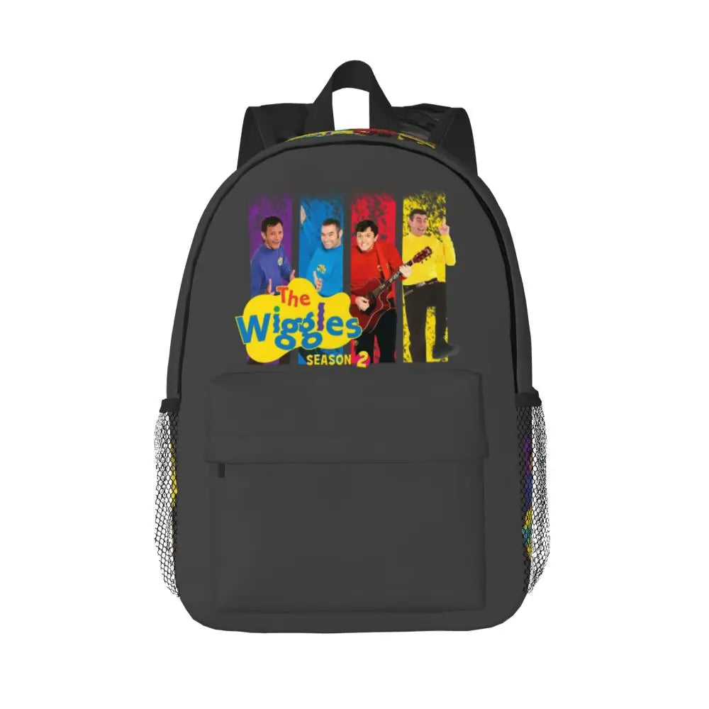 The Wiggles Tv Show Music Band Backpack Student Boys Girls BookBag Children School Bag Computer Shoulder Bags for Men Women