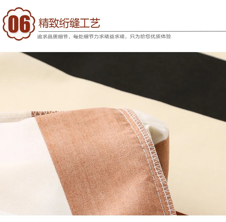 Bedding Set Home Textile Cotton Bedspread Elastic Fitted Mattress Cover Couple Quilt Single Bed Sheet with 2pcs Pillow Covers