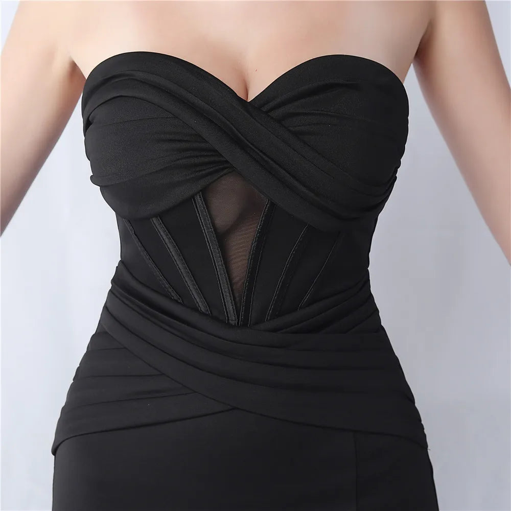 Formal Dresses for Special Events Satin Evening Dress Luxury Woman Party Occasion Long Event Elegant Women Luxurious Mermaid