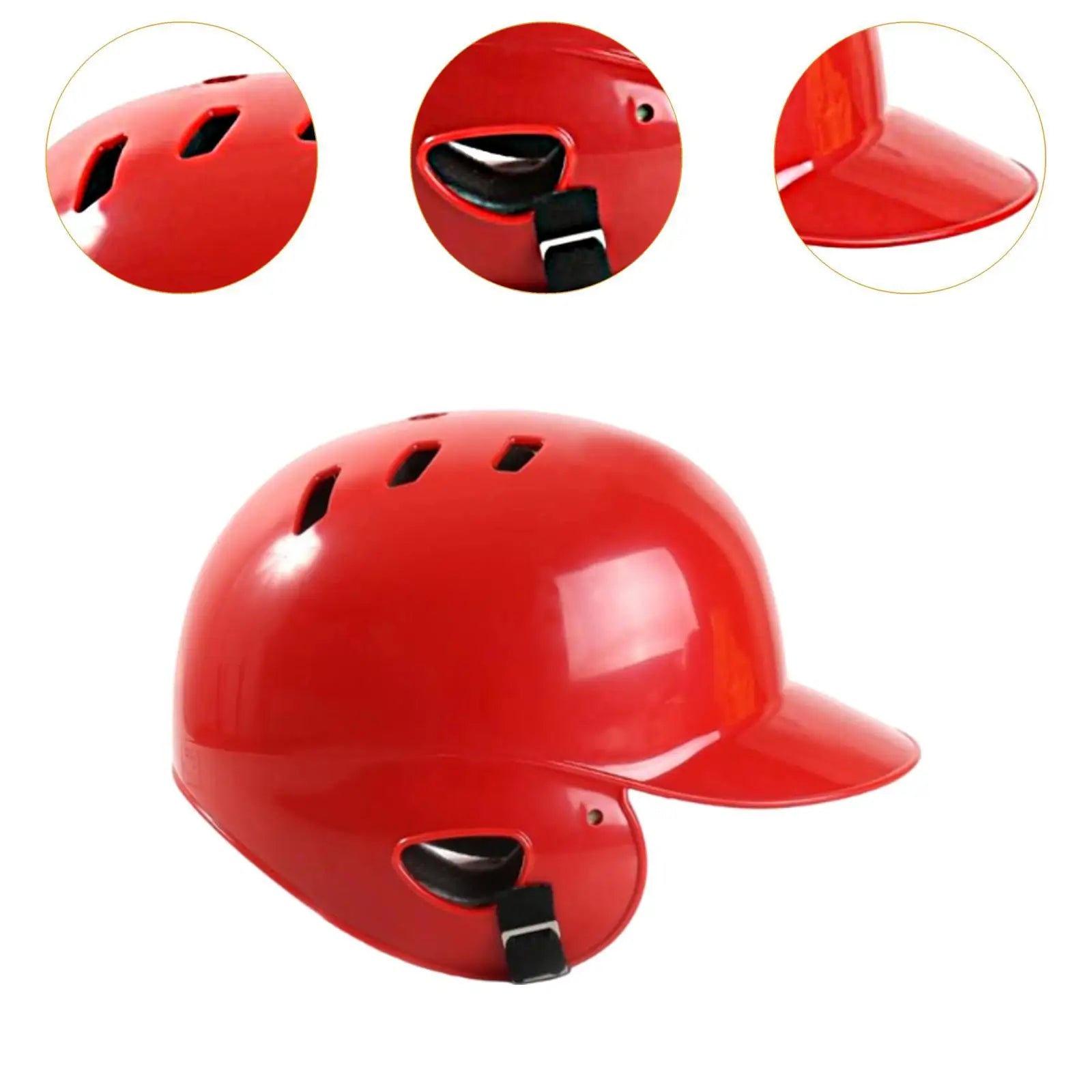 Baseball Batting Helmet Baseball Equipment Lightweight Double Eear Guard for Game Training Tournament Sports Competition