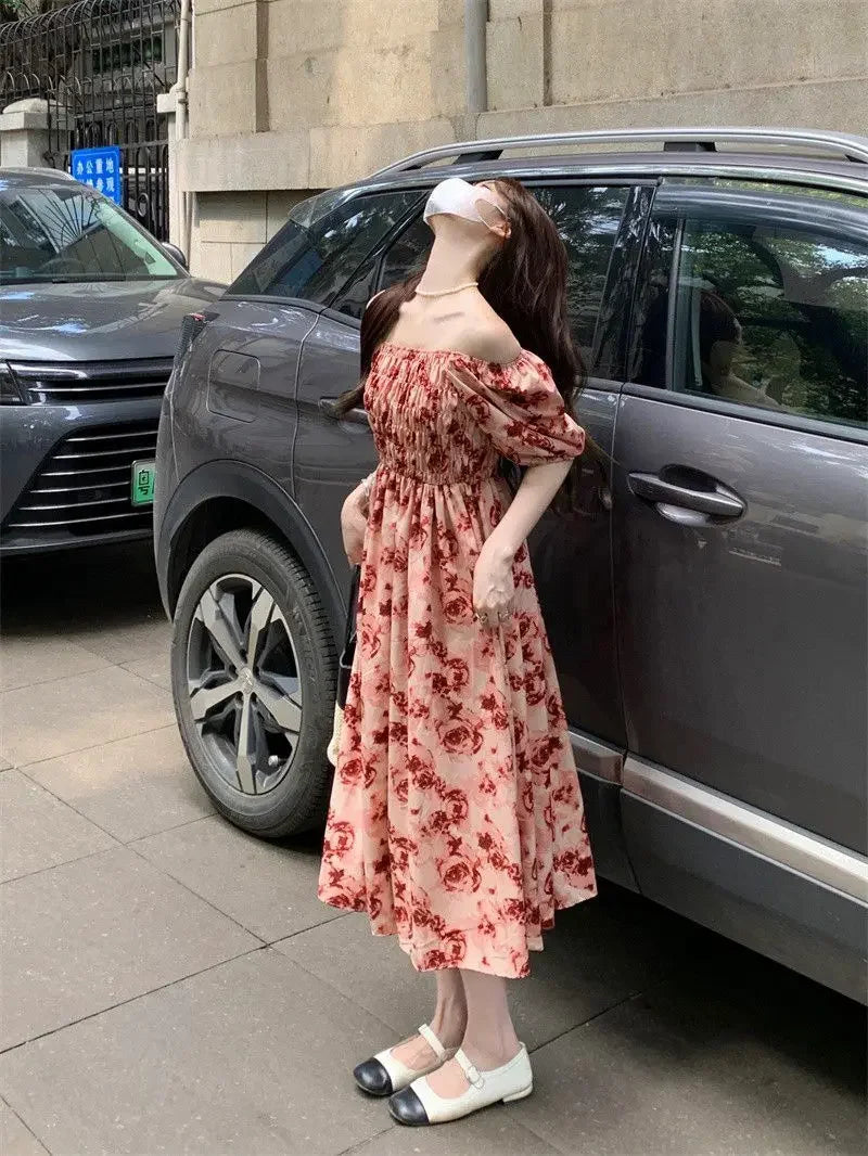 Dresses for Women Holiday Long Loose Woman Dress Birthday Maxi Soft Black Trendy One Pieces Harajuku Xxl Elegant Luxury Hot Chic