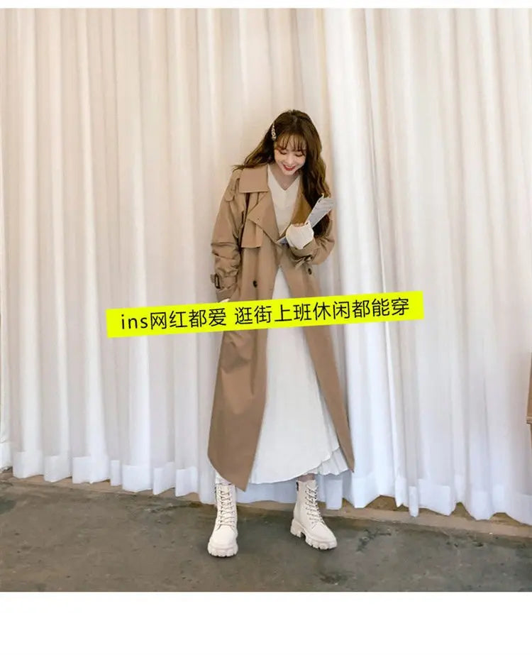 Booties 2025 New Korean Style Fleece-Lined Autumn Winter High-Top Cotton Shoes Women's Boots High Heel Mid-Calf Bootsins