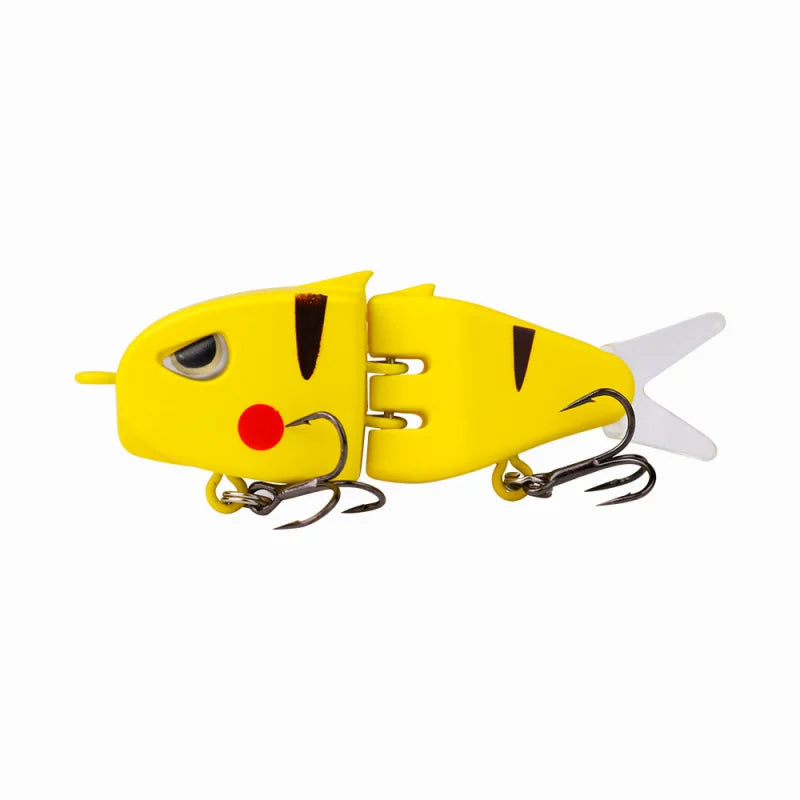 Fake Fishing Lure Bait Micro Pencil Bait60mmDouble Hook Slow Sinking Bionic Swimbait Colorful Topmouth Culter Bass Mandarin Fish