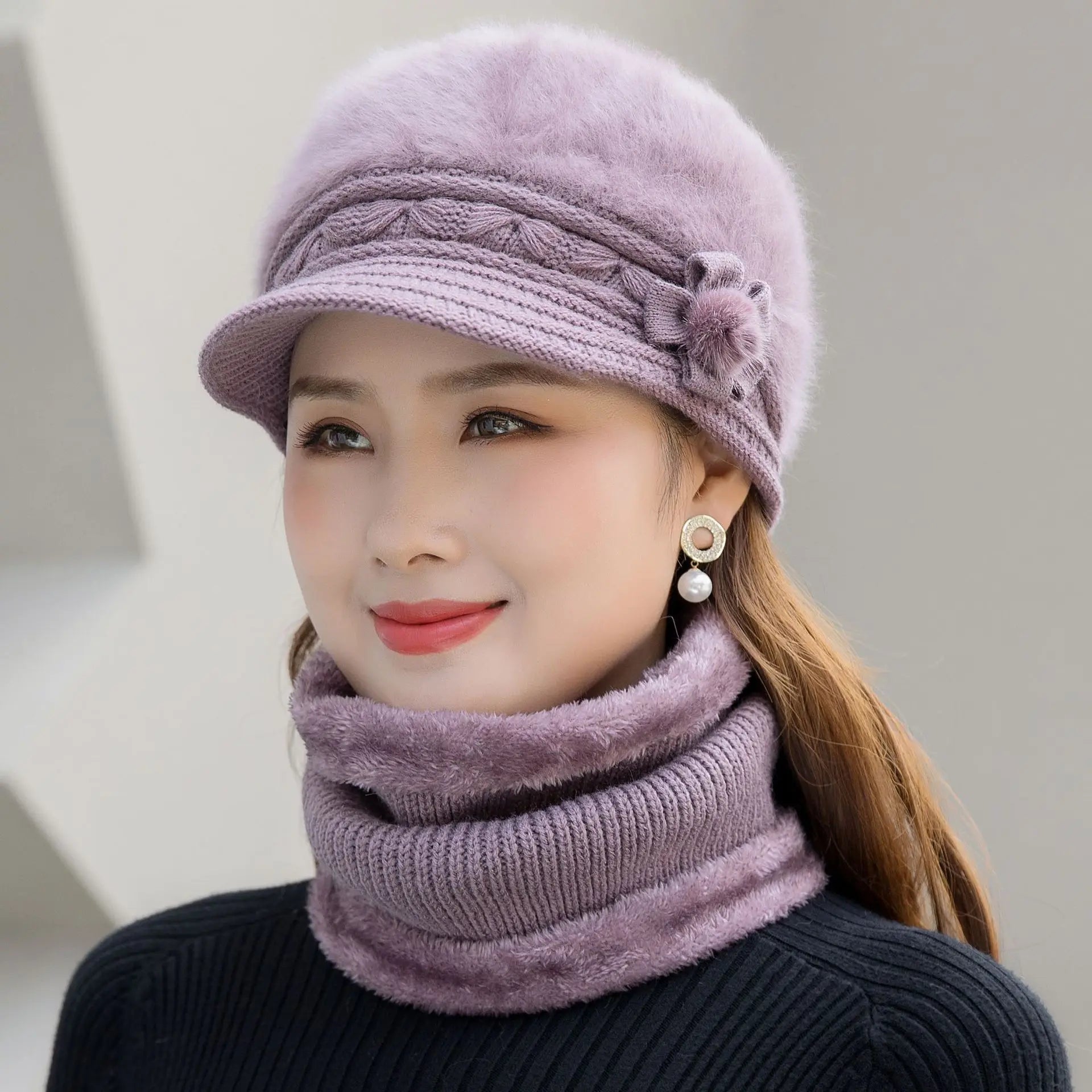 All-match Hats  Popular Solid Colors  Warm Colors   Hot-selling Popular Hats  Travel Warm and Cold-proof Hats