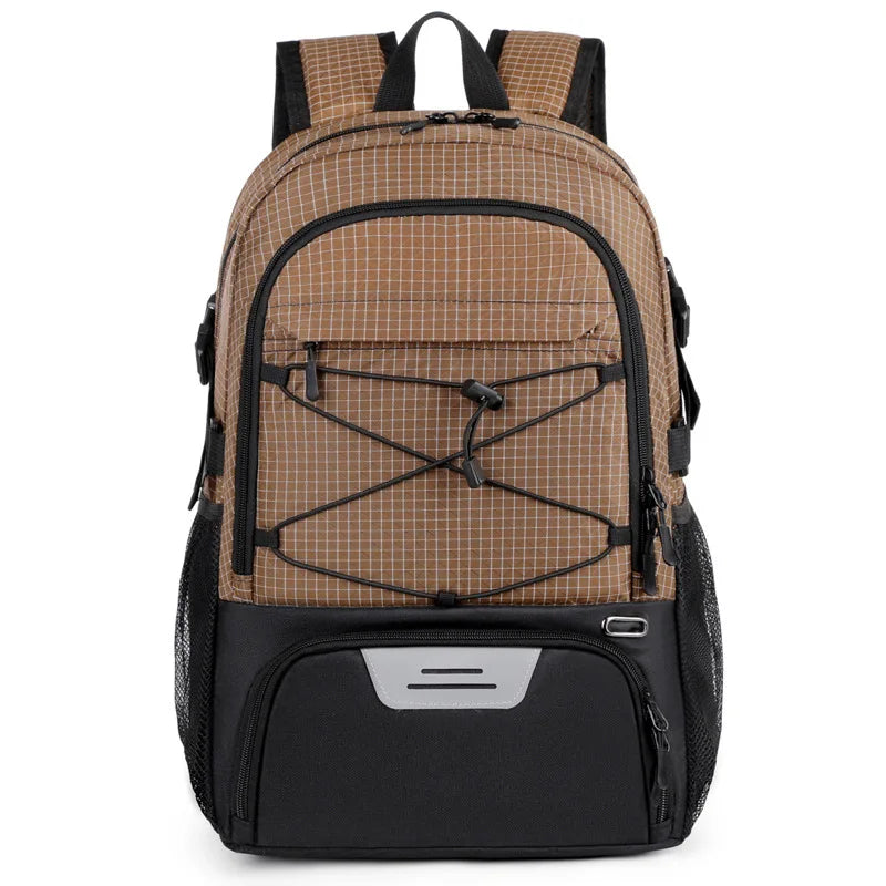 Travel Backpack Sport Basketball Soccer Football Commuting Hiking Trekking Bag Shoes Pocket Outdoor Short Trip College Schoolbag
