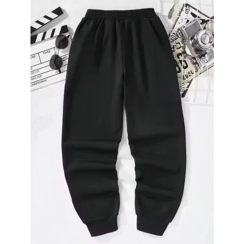 Fashionable men's and women's sports pants, jogging pants, sports pants, gym exercise, streetwear, casual sports pants