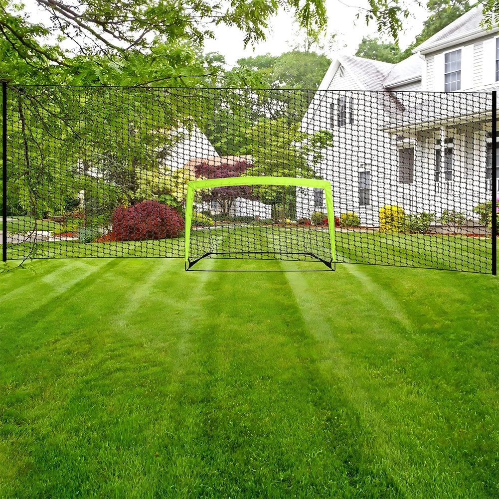 Soccer Backstop Net Heavey Duty Soccer Barrier Nets Sports Netting Practice Net Reusable Rebounder Training Net For Team Sports