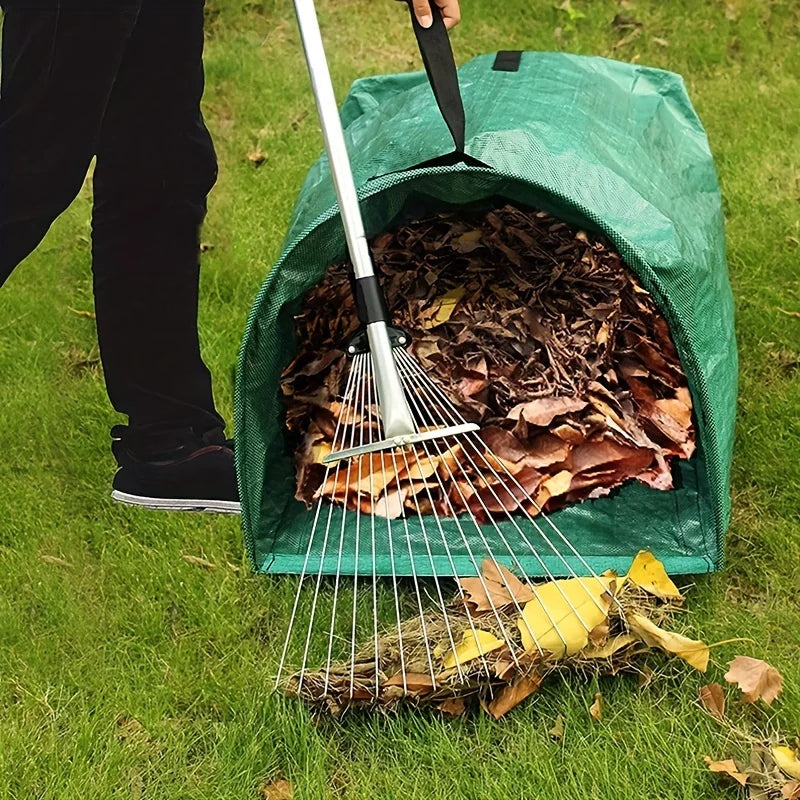 Garden Waste Bag Large Capacity for Yard Leaf and Debris Collection Green Leaf Bag