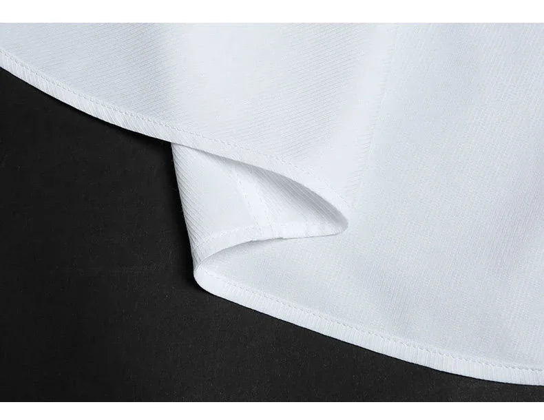 Mens Fashion Long Sleeve Shirts Cotton Spring Autumn Slim Fit White Blue Black Smart Male Casual Shirt Solid Clothing KOACUS