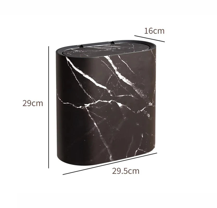 Bathroom Toilet Hotel B&B With Lid Kitchen Living Room Sandwich Trash Can Lid Multi-purpose Modern Toilet Hygienic Sandwich