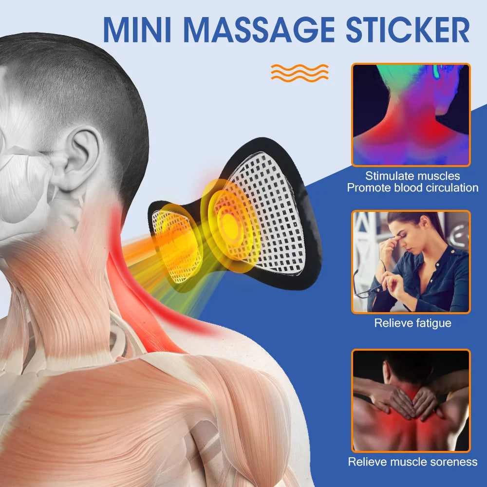 Electric Neck Massager EMS Muscle Massage Stimulator
