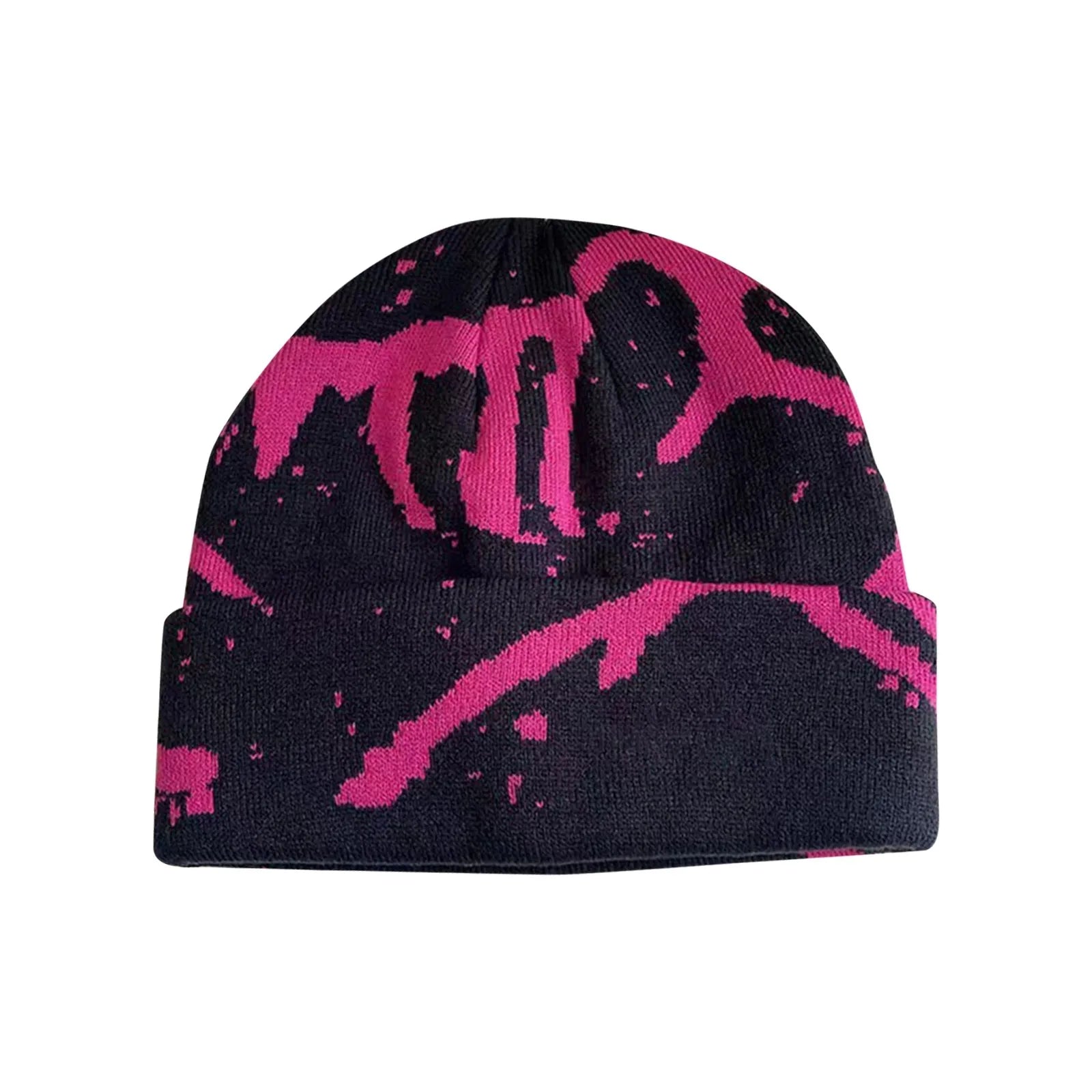 Embroidered Knitted Hats Men's And Women's Winter Hats Outdoor Riding Europe And The United States Fashion Warm Hat Casual Wear