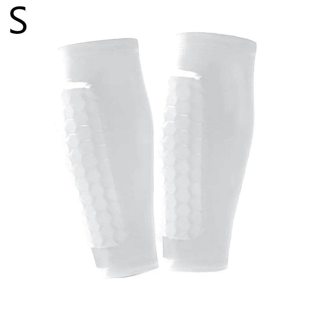 Football Shin Guard Socks Sleeves with Foam,Calf Compression Sleeve Honeycomb Pads,Sports Legging & Soccer Equipment