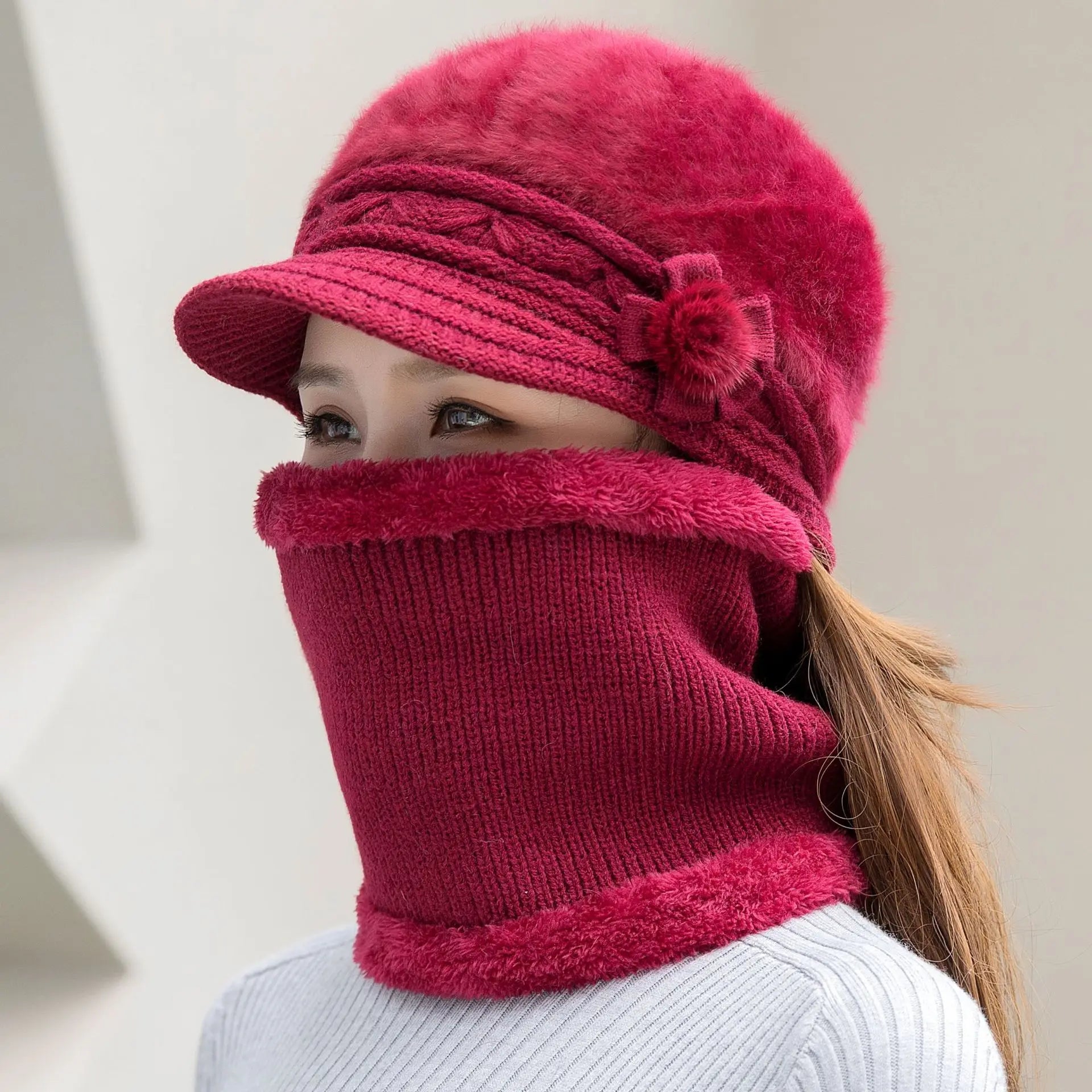 All-match Hats  Popular Solid Colors  Warm Colors   Hot-selling Popular Hats  Travel Warm and Cold-proof Hats