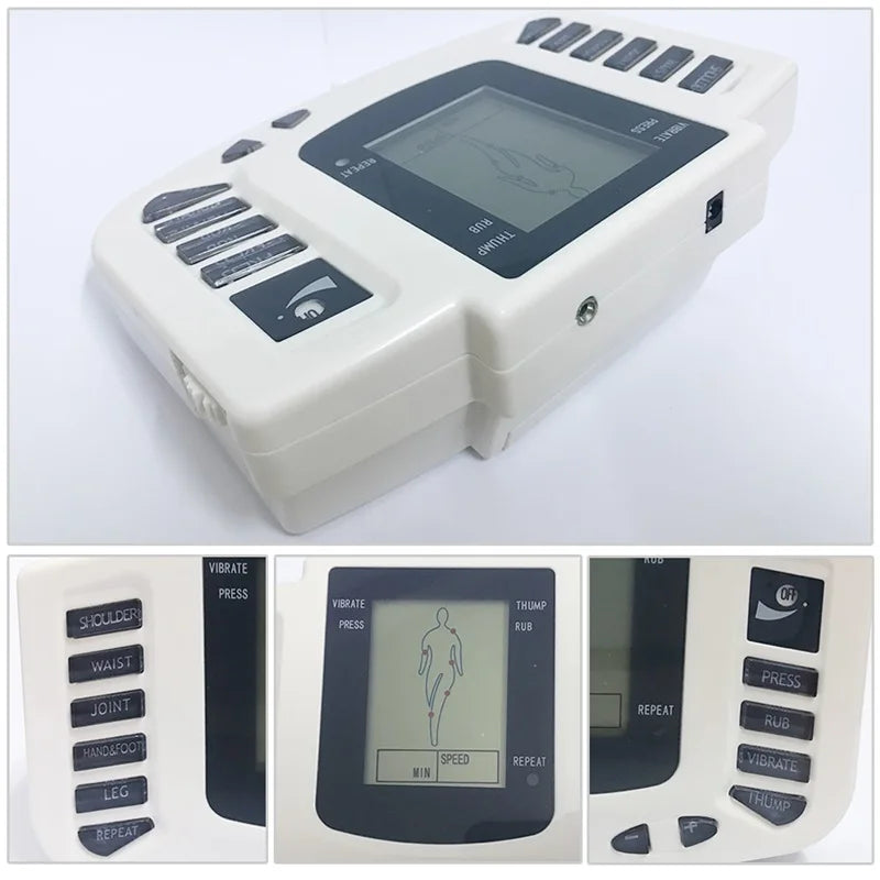 Physiotherapy Tens Equipment for Body Back Foot Massager Eletric Muscle Stimulator EMS Tens Machine Massage Tools Health Care