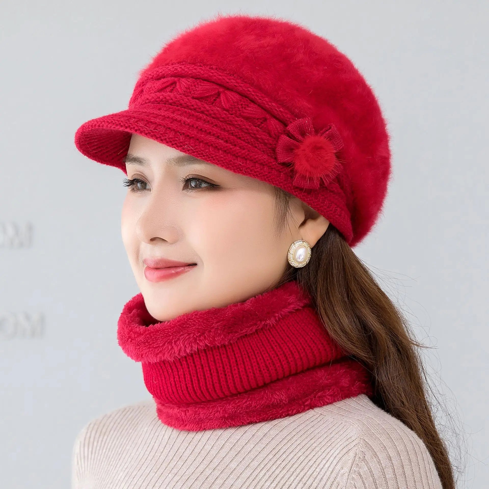 All-match Hats  Popular Solid Colors  Warm Colors   Hot-selling Popular Hats  Travel Warm and Cold-proof Hats
