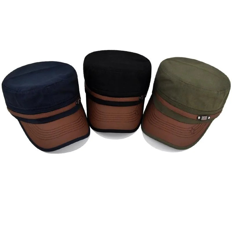 Embroidered Flat Cap casual hat Baseball Cap Sports Hat Hiking Hat Fishing Hat