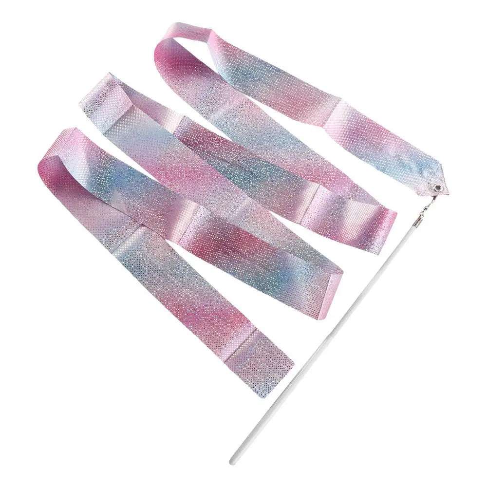 Gymnastics Equipment  Toys Rainbow Stick  Training Tool Twirling Rod Ballet Streamer Dance Ribbon Gym Ribbons