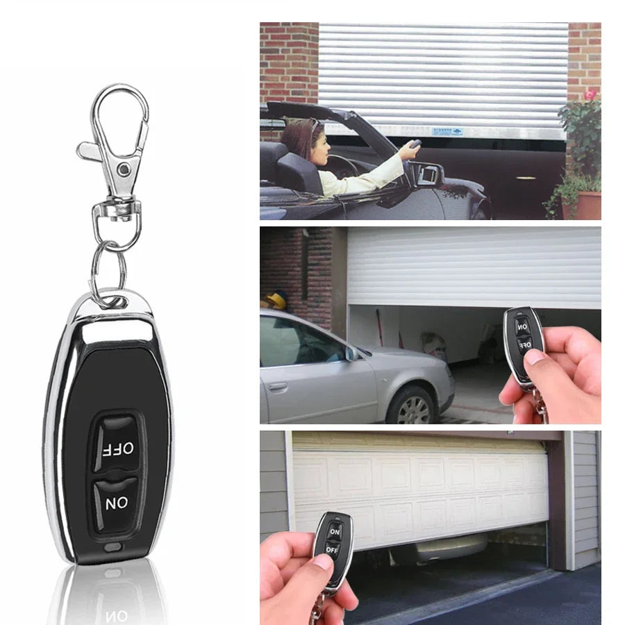 433Mhz Remote Control Wireless Switch DC 12V 1CH RF 10A Relay Receiver and 2CH Transmitter For Door Electromagnetic Lock
