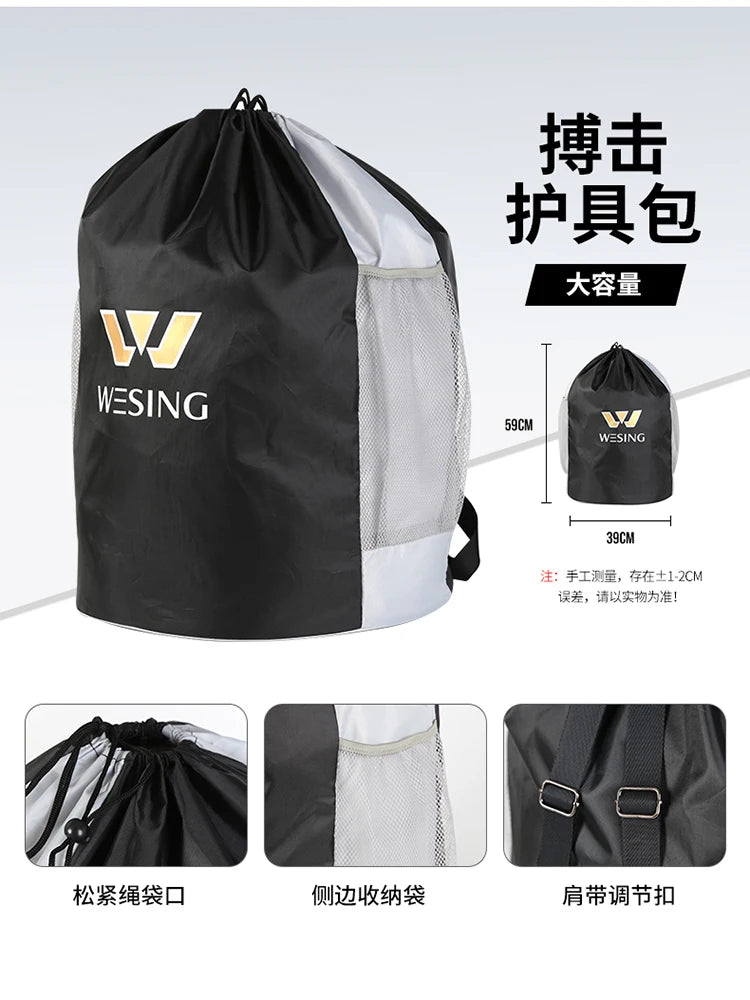 Wesing New Martial Arts Equipment Bags Backpacks Protective Bag Sports Bag for Sanda Boxing Euipment Bag