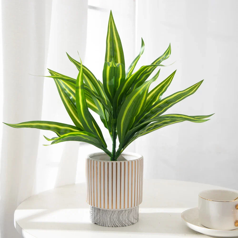 Dlight Decor Aloe Leaf Plant for Fresh Indoor Outdoor Style