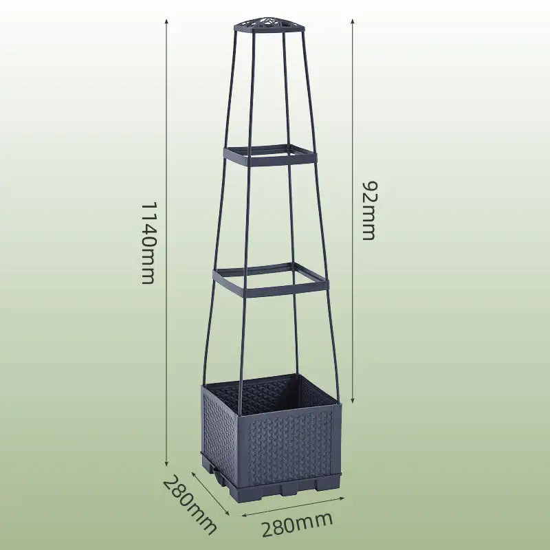 Garden Raised Bed Planter Boxes with Trellis,Tomato Tower Self Watering Planter,Tomato Climbing Stand Gardening Tools Planting