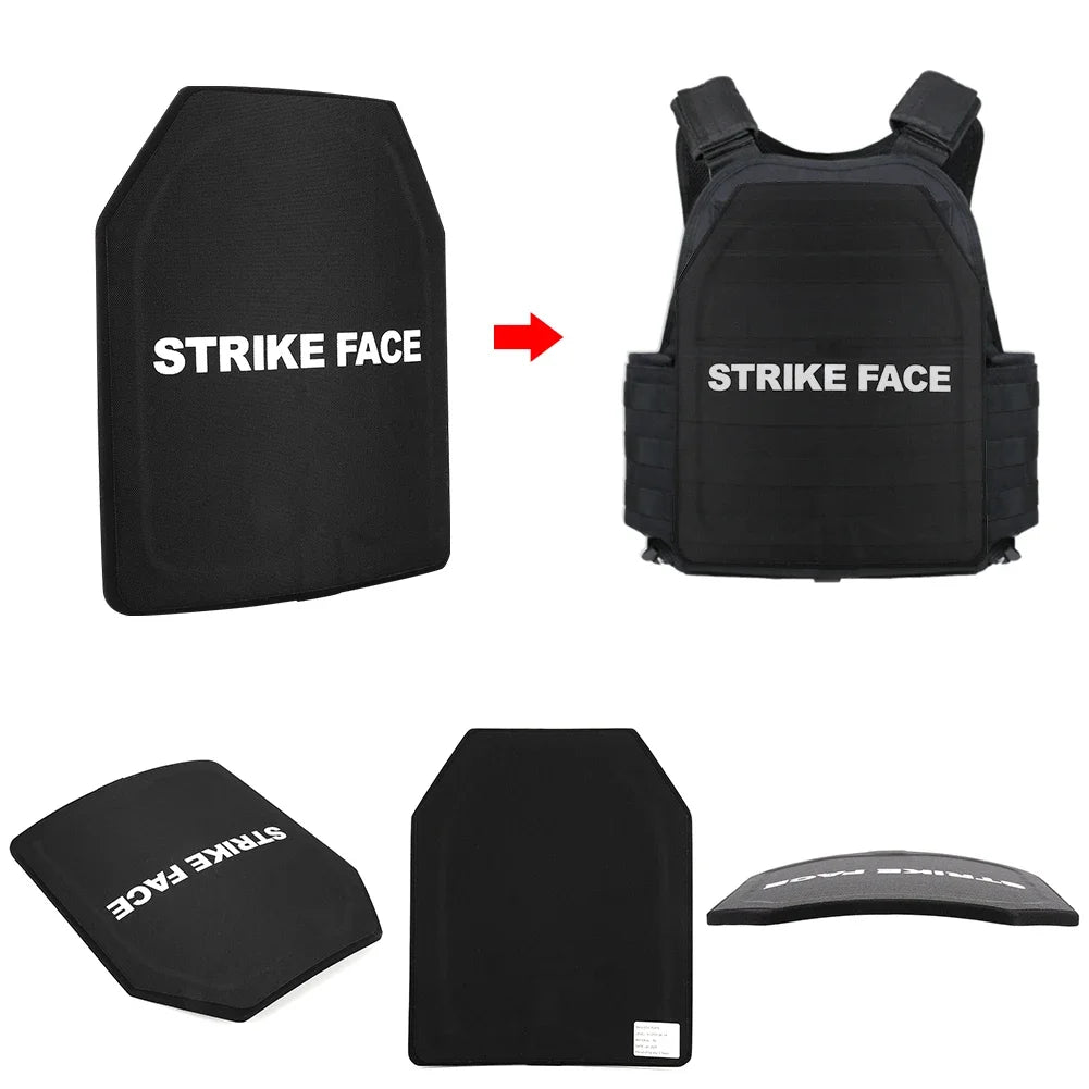 Tactical Vest Chest Insertion Plate NIJ IIIA Stand Alone UHMWPE Bulletproof Plates for Body Armor Stab-Proof Anti Bullet Panel