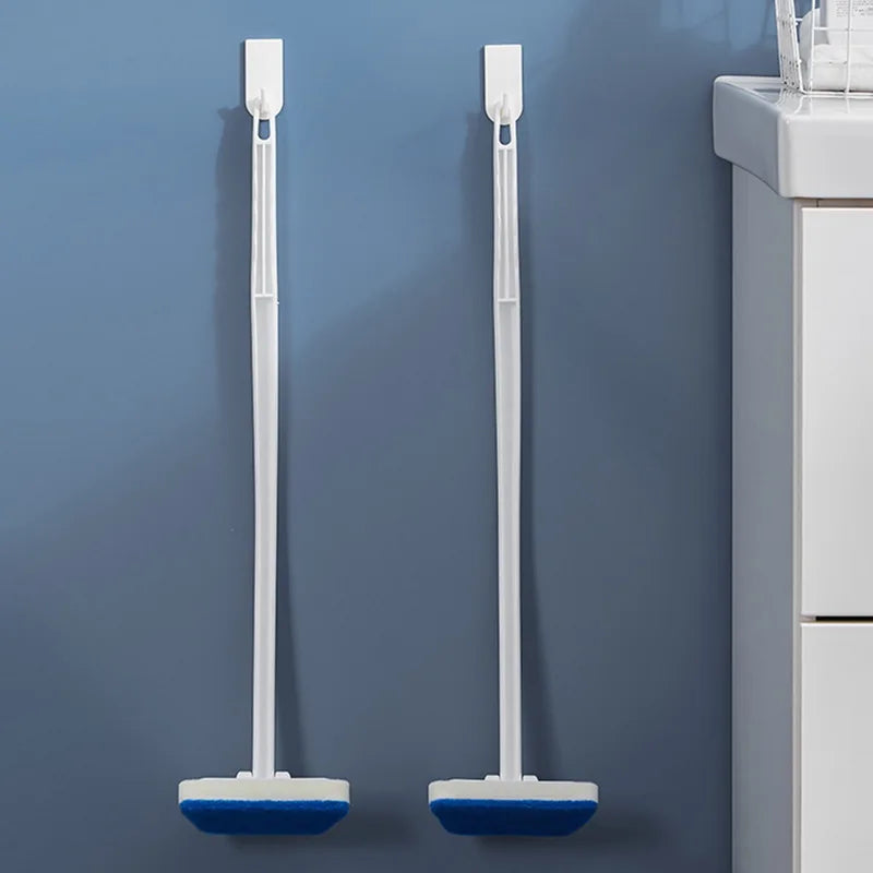 Bathroom Sponge Cleaning Brush Multi-Functional Tool Long Handle Removable Household Floor Bathtub Brushes Ceramic Tile Brush