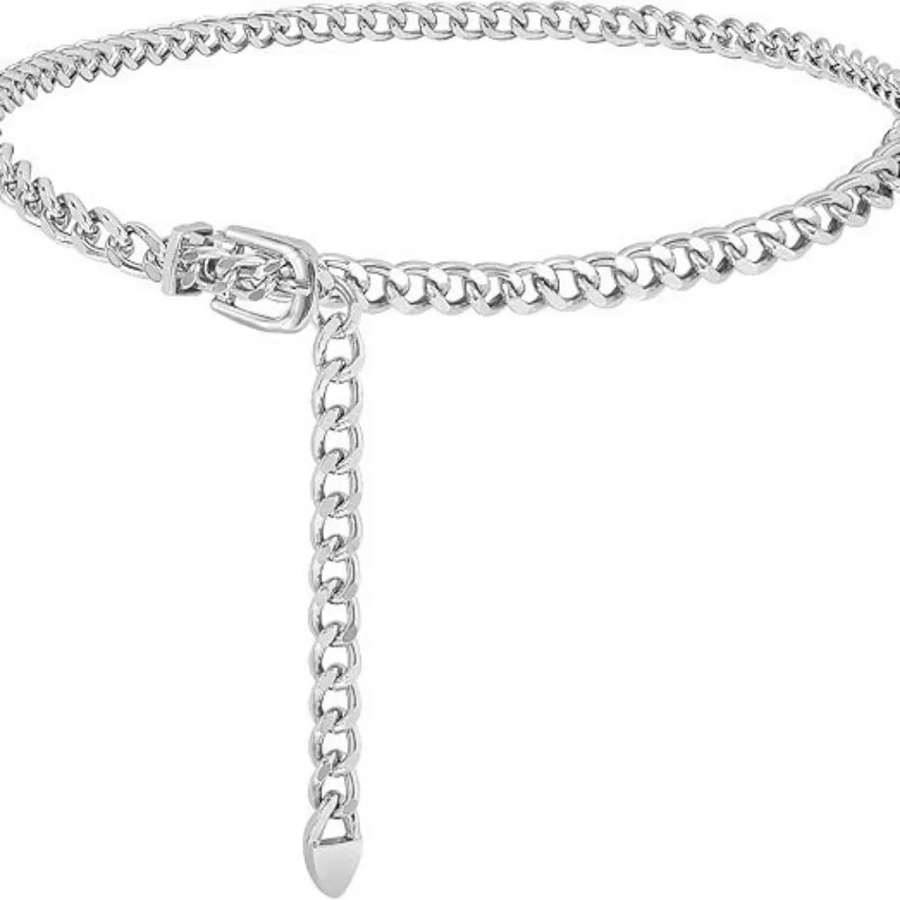 Metal Chain Belts Women Waistbands Long Tassel Waist Chain Dress Jeans Belts Lady Waistband Belts Women Body Chain