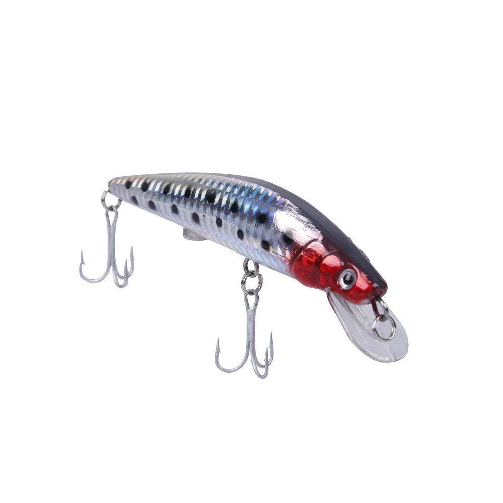 Simulated Fishing Lures Bait Electric Life-like Vibrate Fishing Lures USB Rechargeable Flashing LED Light Throw Luminous Bait