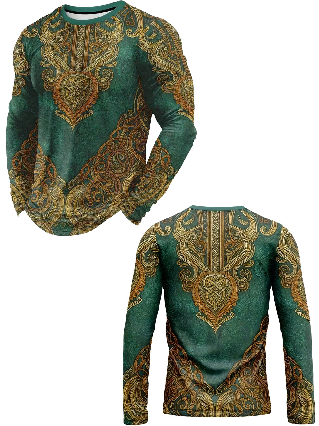 Men's Long Sleeve T-shirt 3d Totem Print T-Shirts Men Women Fashion Fitness Tops Tees Outdoor Top Camo Clothing