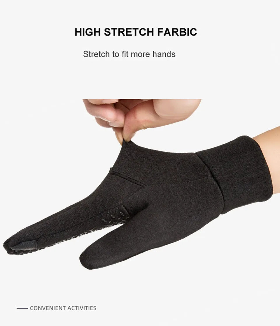 GTUBIKE Winter Men's Women's Warm Gloves Windproof Waterproof Touchscreen Gloves Outdoor Sports Running Fishing Cycling Glove
