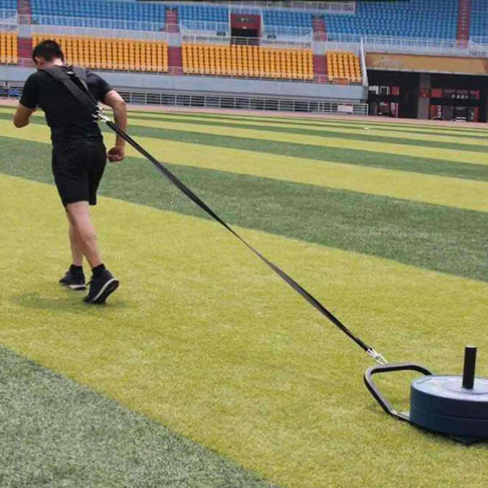 Sled Harness Football Workout Equipment Adjustable Trainer of Speed Straps Ski Safety Belt Resistance Vest Sled Harness