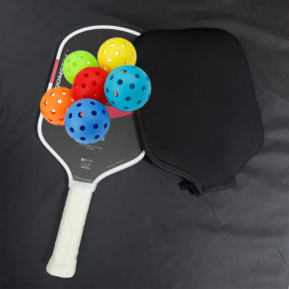 USAPA Approved Pickleball Paddle 16mm LABS Project Elongated Boom Core Racket Pure Foam Construction for Power And Spin
