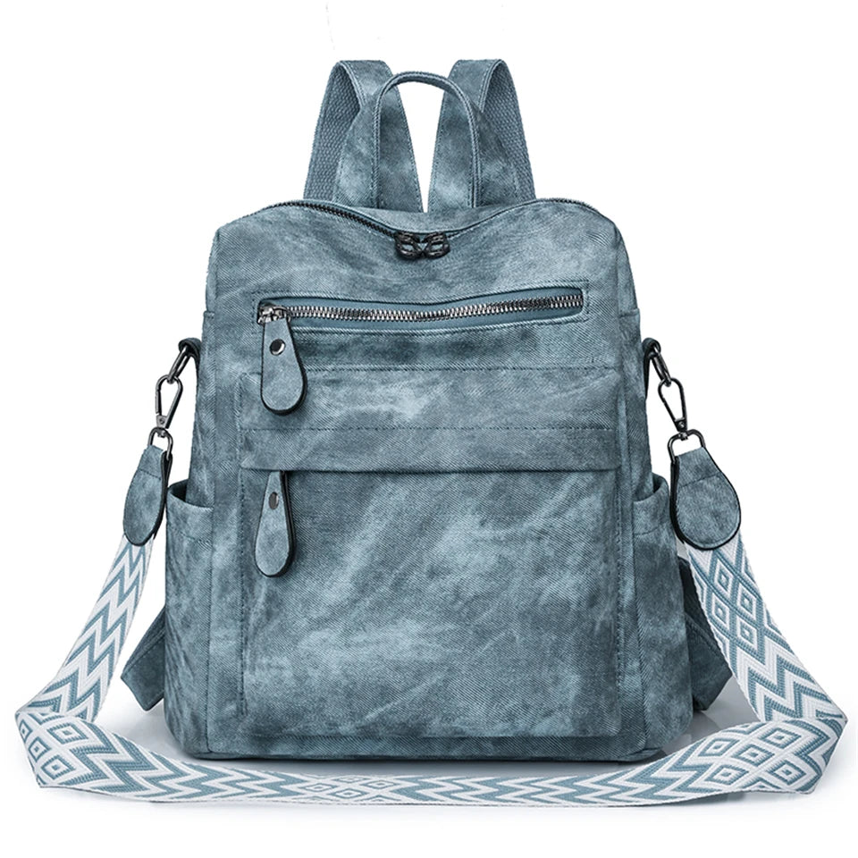Fashion Backpacks Women Shoulder Bag Big Travel Bagpack Ladies Daypacks Large School Bags High Quality Leather Rucksacks Female