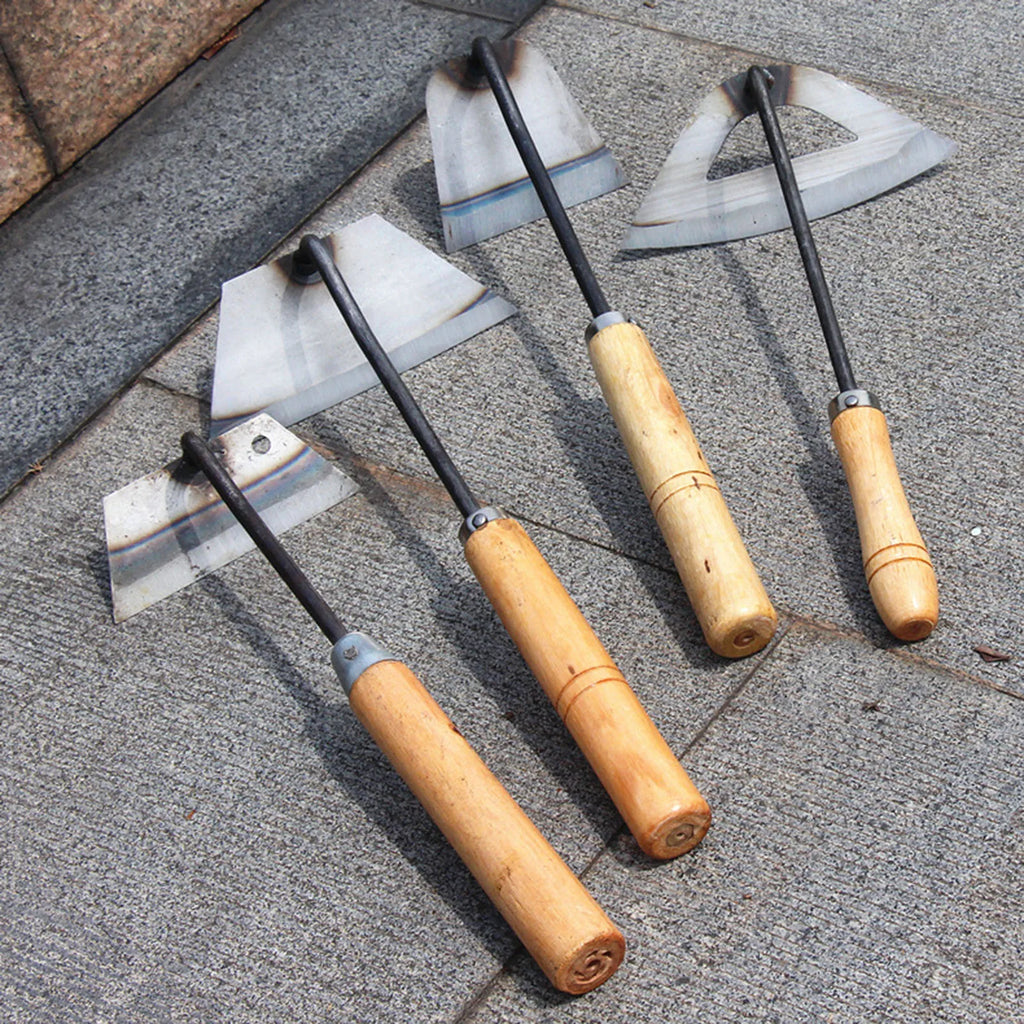 Garden Hoe Weeders Carbon Steel Gardening Hook and Weeding Tool Dual-Purpose Hardened Weeding Hoe for Easily Removing Weeds