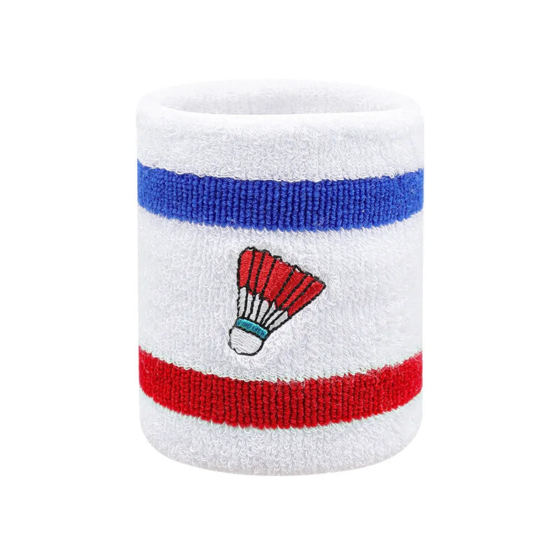 Badminton Wrist Guard Sports Equipment Professional Embroidery Tennis Protection Wipe Sweat Running Sweat Absorption Anti Sprain