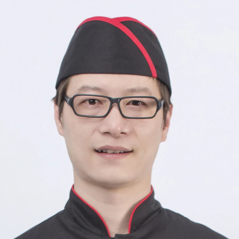 Japanese Chef's Hat Breathable Mesh Men Women Catering Work Cap Restaurant Kitchen Cooking Waiter Work Uniform Dustproof Caps