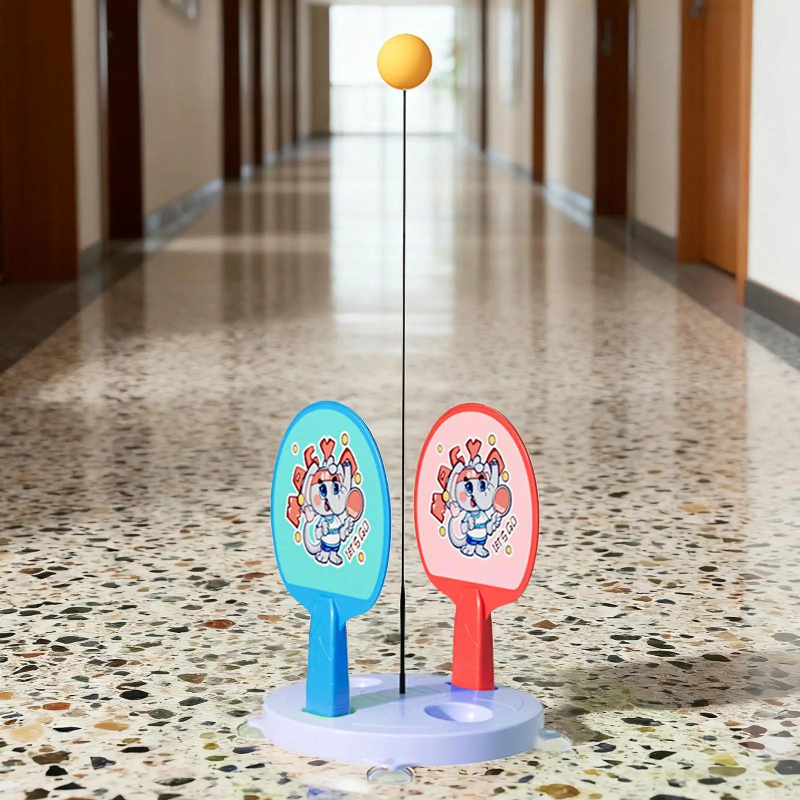 Table Tennis Trainer Table Tennis Elastic Shaft Equipment Trainer Single Sports Accessories For Kids Adults Players Exercise