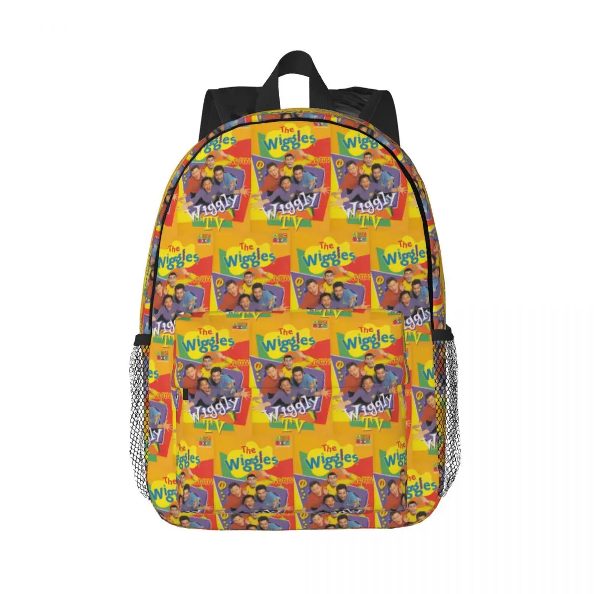 The Wiggles Tv Show Music Band Backpack Student Boys Girls BookBag Children School Bag Computer Shoulder Bags for Men Women