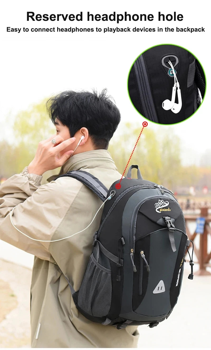 New Travel Backpack for Men Women Outdoor Hiking Camping Backpacks Large Capacity Laptop Bags Lightweight Mountaineering Bag
