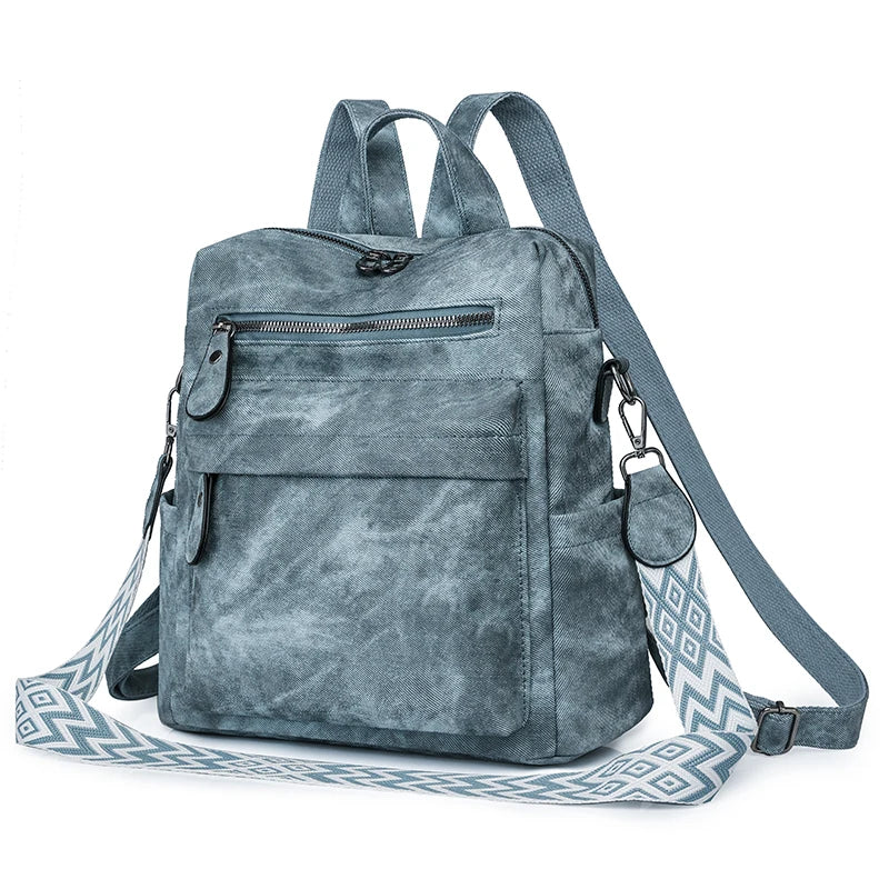 Fashion Backpacks Women Shoulder Bag Big Travel Bagpack Ladies Daypacks Large School Bags High Quality Leather Rucksacks Female