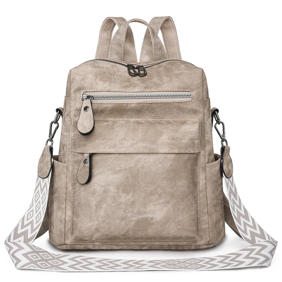 Fashion Backpacks Women Shoulder Bag Big Travel Bagpack Ladies Daypacks Large School Bags High Quality Leather Rucksacks Female