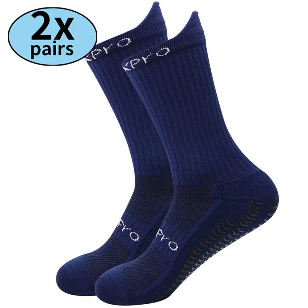 2 pairs of outdoor sports towel bottom non-slip breathable dispensing Basketball football game sports socks